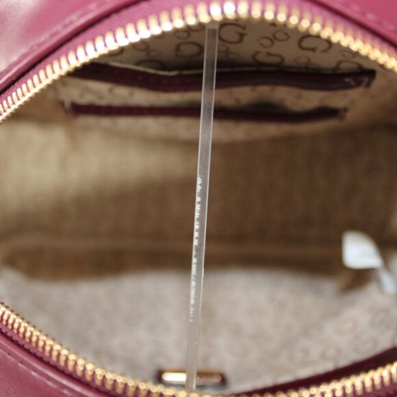 GUESS Renae Mini Backpack in Oxblood with Matching Coin Pouch – NWT - Picture 10 of 15